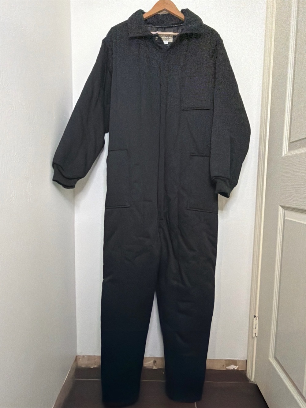 Rothco Black Insulated Coveralls Men’s Large Quilted Cold Weather Workwear
